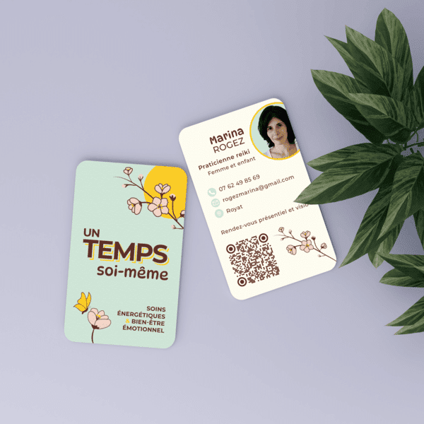 Carte de visite - un temps soi même